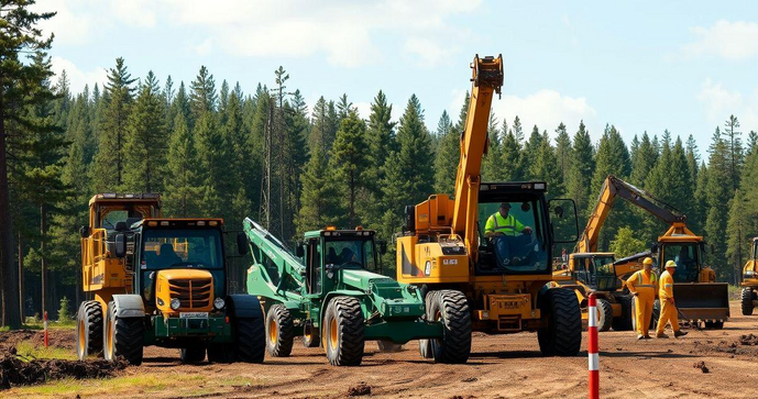 Equipamentos florestais essenciais para otimizar sua produtividade
