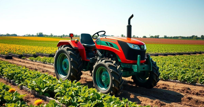 Trator pequeno porte é a solução ideal para pequenas propriedades e jardinagem eficiente