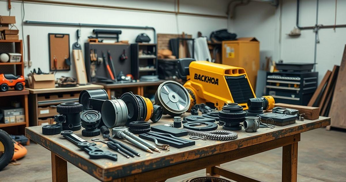 Peças de Retroescavadeira: Guia Completo para Manutenção e Substituição